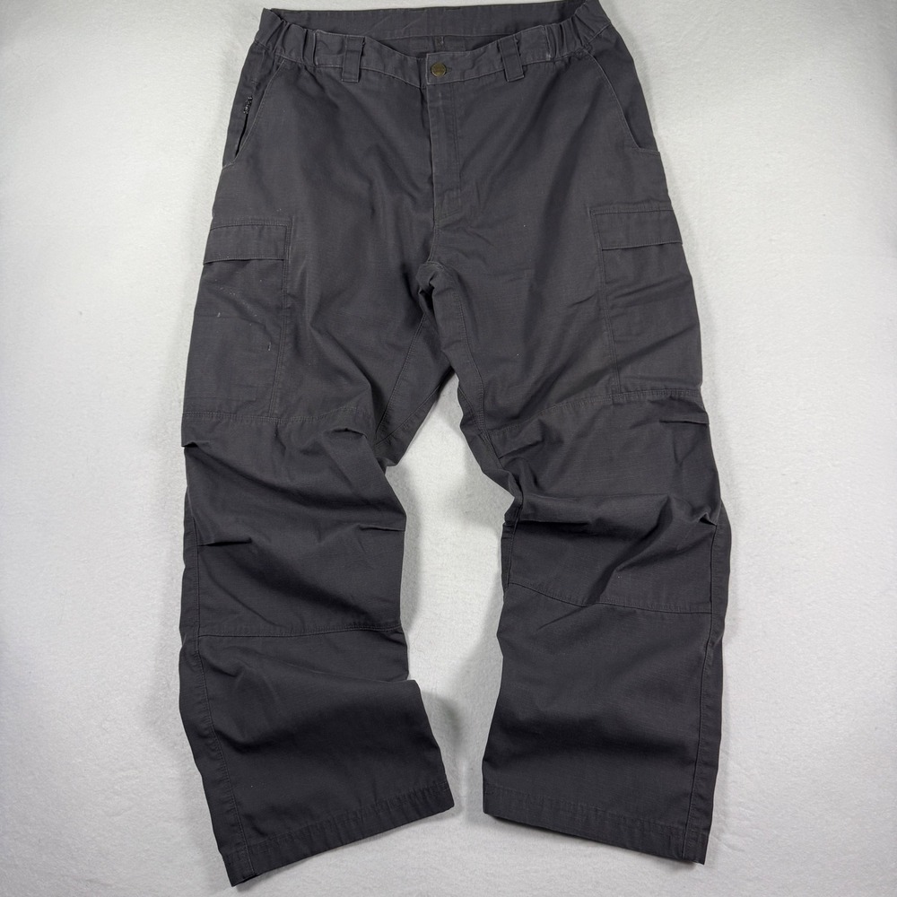 Vertx Ripstop Cargo Pants Mens 36x30 Charcoal Grey Tactical Utility Trousers